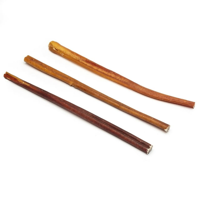 TreatWag Bully Sticks for Dogs, 12 Inch Premium Trim Size (3540 grams