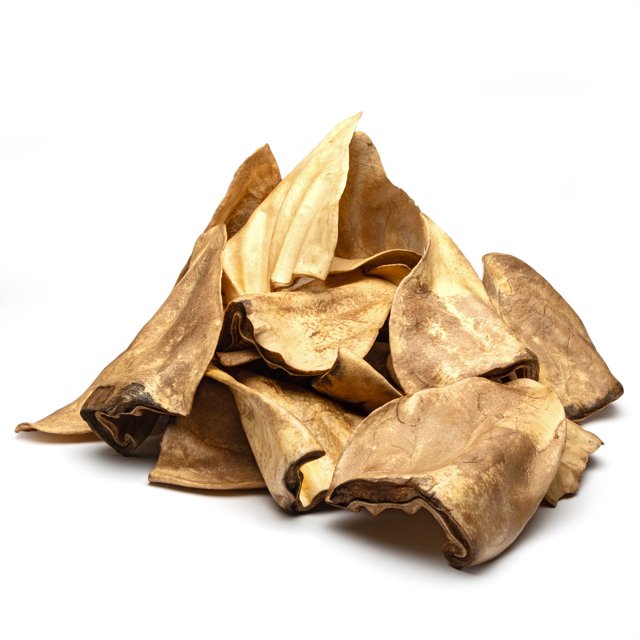 TreatWag Premium Cow Ears for Dogs, All Natural Peanut Butter Flavor