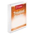 thumbnail image 1 of "Treated Clearvue Locking Slant-D Ring Binder, 3 Rings, 1"" Capacity, 11 X 8.5, White | Bundle of 10 Each", 1 of 3
