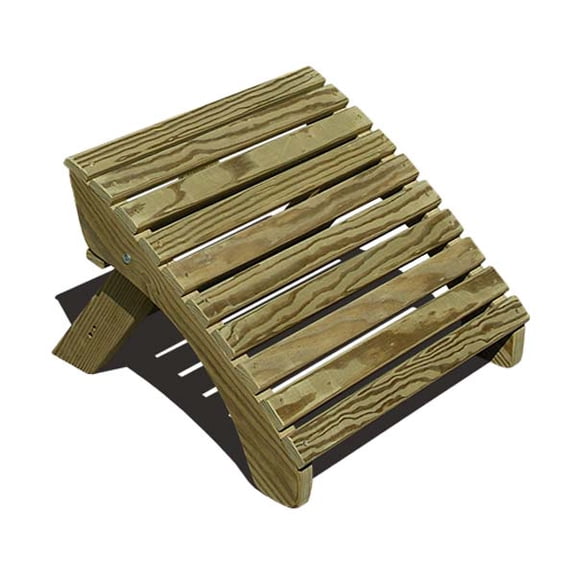 Treated Pine Folding Adirondack Footstool