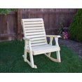 thumbnail image 1 of Treated Pine Rollback Rocking Chair, 1 of 3