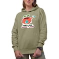 thumbnail image 1 of Treating Your Plant, Earth Day & Environmentalist Art Merch Gift, Sand Hooded Sweatshirt or Hoodie, Small, 1 of 5