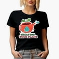 thumbnail image 1 of Treating Your Plant, Earth Day & Environmentalist Quote Art Merch Gift, Black T-Shirt, Small, 1 of 5