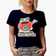 thumbnail image 1 of Treating Your Plant, Earth Day & Environmentalist Quote Art Merch Gift, Navy Blue T-Shirt, Large, 1 of 5
