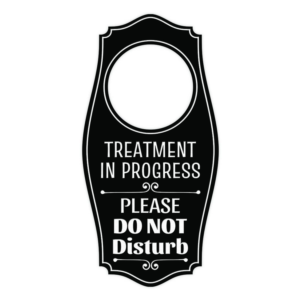 Treatment In Progress Please Do Not Disturb Door Hanger | House or ...