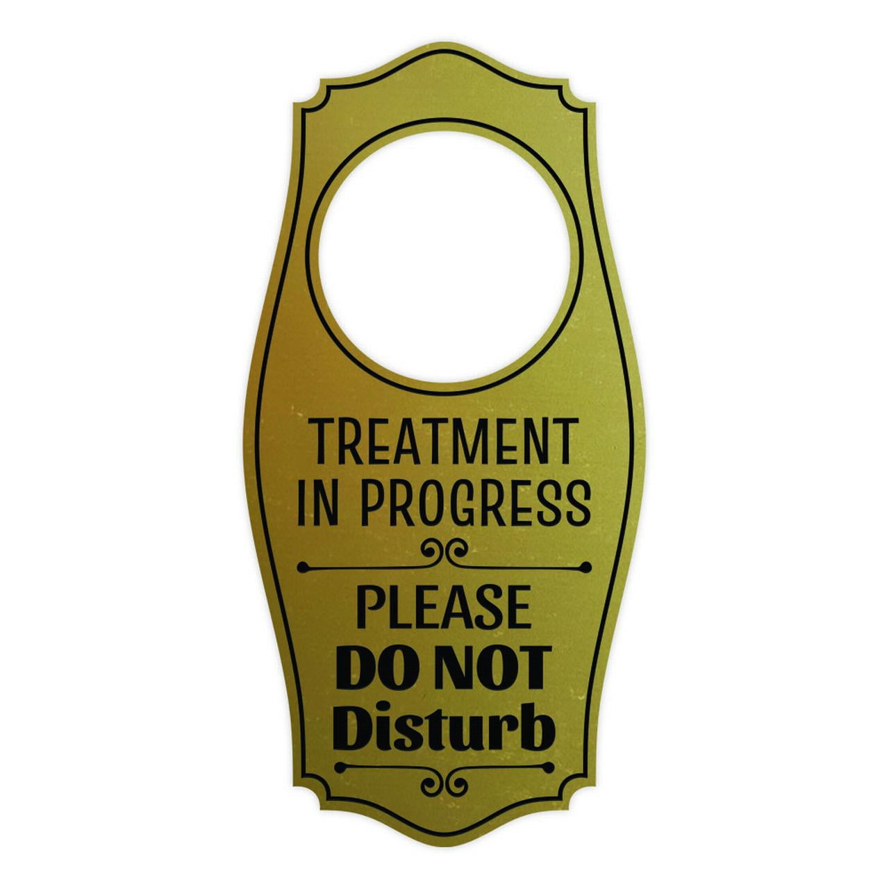 Treatment In Progress Please Do Not Disturb Door Hanger | House or ...