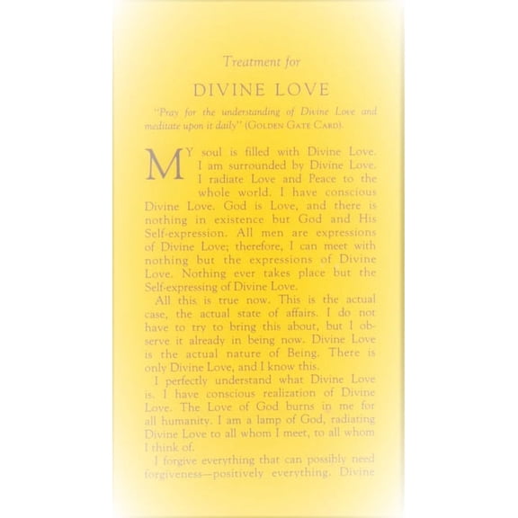 Treatment for Divine Love: (#33) (Paperback)