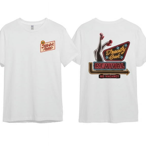 Treaty Oak Revival T-Shirt No Vancy for Outfitters 2 Sides, Cotton Crewneck Tee for Men and Women All Size
