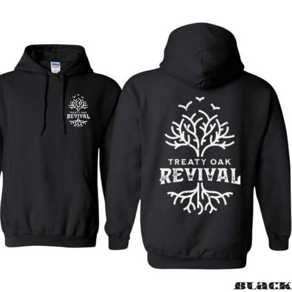 Treaty Oak Revival . Tree Roots . Band Music . Nature . Gift For Fans Of Folk And Rock Music. Graphic For Women And Men Unisex Comfort Hoodie, Color: Sport Grey, Size: M