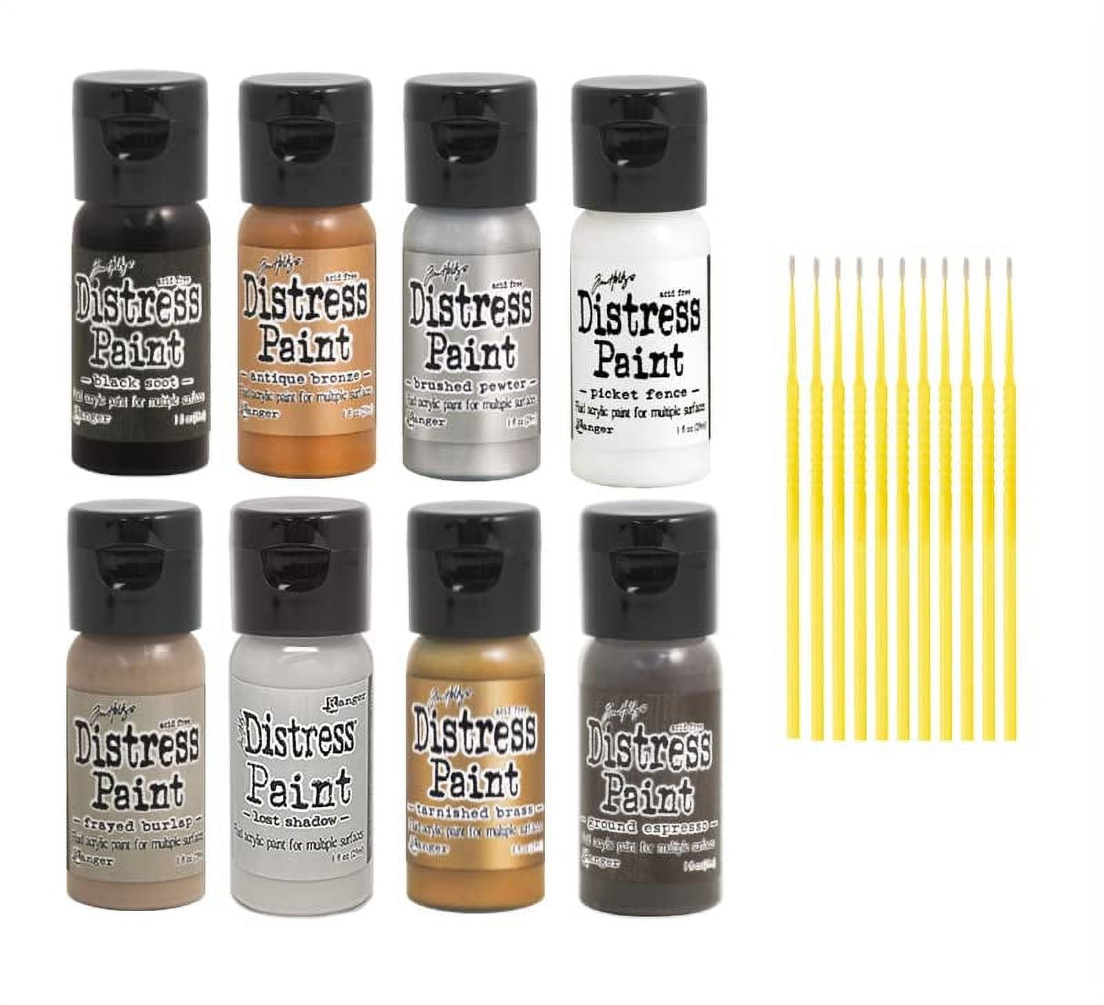 Trebbies Distress Paint Bundles - Water-based Acrylic Distress Paints Detail Sticks (ELEMENTS COLLECTION)