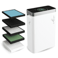 thumbnail image 1 of PURO²XYGEN P500 HEPA Home Air Purifier with Filter for Dust, Dander, Smoke - Up to 550 sqft Large Room, 1 of 9
