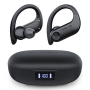 Treblab X3 Pro Workout True Wireless Earbuds, Comfortable Earhooks, 145H Playtime, IPX5 Waterproof