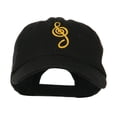 thumbnail image 1 of Treble Clef Embroidered Cap - Black OSFM, 1 of 5
