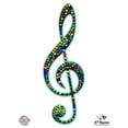 thumbnail image 1 of Treble Clef Hearts - 12" Vinyl Sticker Waterproof Decal, 1 of 1