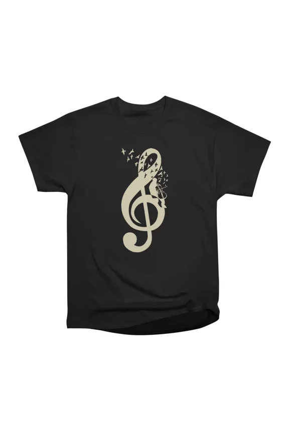Treble Clef Music Cello T-Shirt Tee Gift For Him Merch For Her Apparel For Friend