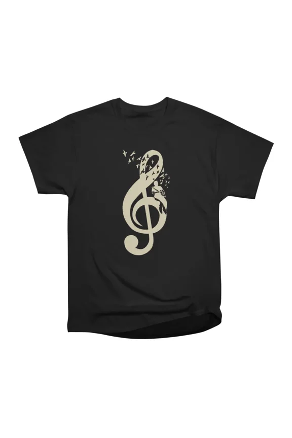 Treble Clef Music Cigar Box Guitar T-Shirt Tee Gift For Him Merch For Her Apparel For Frie
