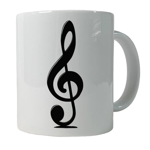 Treble Clef Music Musical Musician 11oz Ceramic Coffee Mug