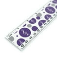 thumbnail image 1 of Treble Clef Music Musical Note Sound White on Purple 12 Inch Standard and Metric Plastic Ruler, 1 of 3