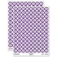 thumbnail image 1 of Treble Clef Music in Circle 200+ Round Stickers - Purple - Gloss Finish - 0.50" Size, 1 of 3