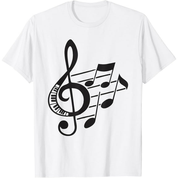 Treble Clef Piano, Treble Maker, Funny Musical Instrument 2 T-Shirt