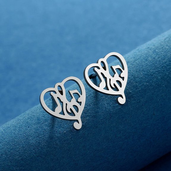Treble Clef Studs Musician Gift Sol Key Jewellery Cute Musical Note Studs Singer Jewellery for Men and Women