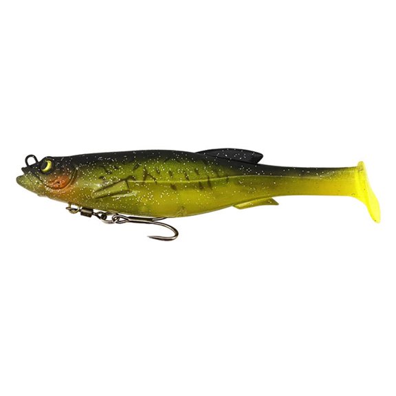 Treble Hook Fish Lures,Paddle Tail Swimbaits,Soft Fishing Baits,T Tail Fishing Lures,Soft Fishing Lures Baits with Hooks