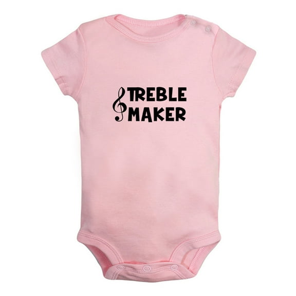 Treble Maker Funny Rompers For Babies, Newborn Baby Unisex Bodysuits, Infant Jumpsuits, Toddler 0-24 Months Kids One-Piece Oufits