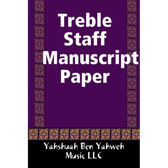 Treble Staff Manuscript Paper (Paperback)