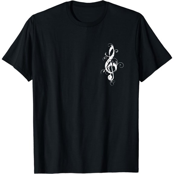 Treble clef, music, symbol, musical notes, sheet music T-Shirt
