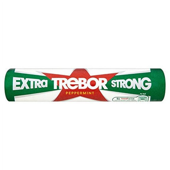 Trebor Extra Strong Mint - 41.3g - Pack of 6 (41.3g x 6 Sticks)