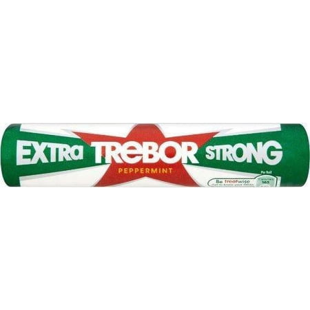 Trebor Extra Strong Mints PEPPERMINT (12 Pack)