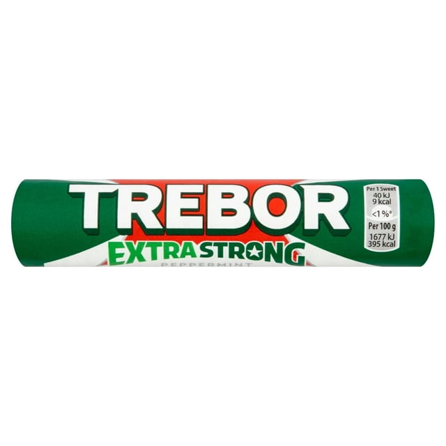 Trebor Extra Strong Mints Roll 41.3g (Pack of 6)