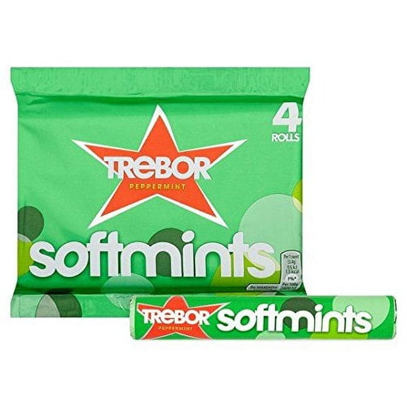 Trebor Softmints Peppermint Mints 4 Pack 179g