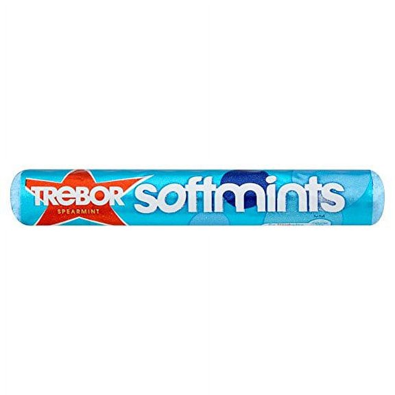 Trebor Spearmint Soft Mint - 44.9g - Pack of 6 (44.9g x 6 Sticks)