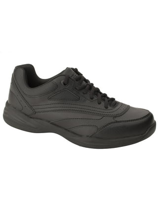 Rae: Women's Black Slip-Resistant Soft Toe Work Shoes