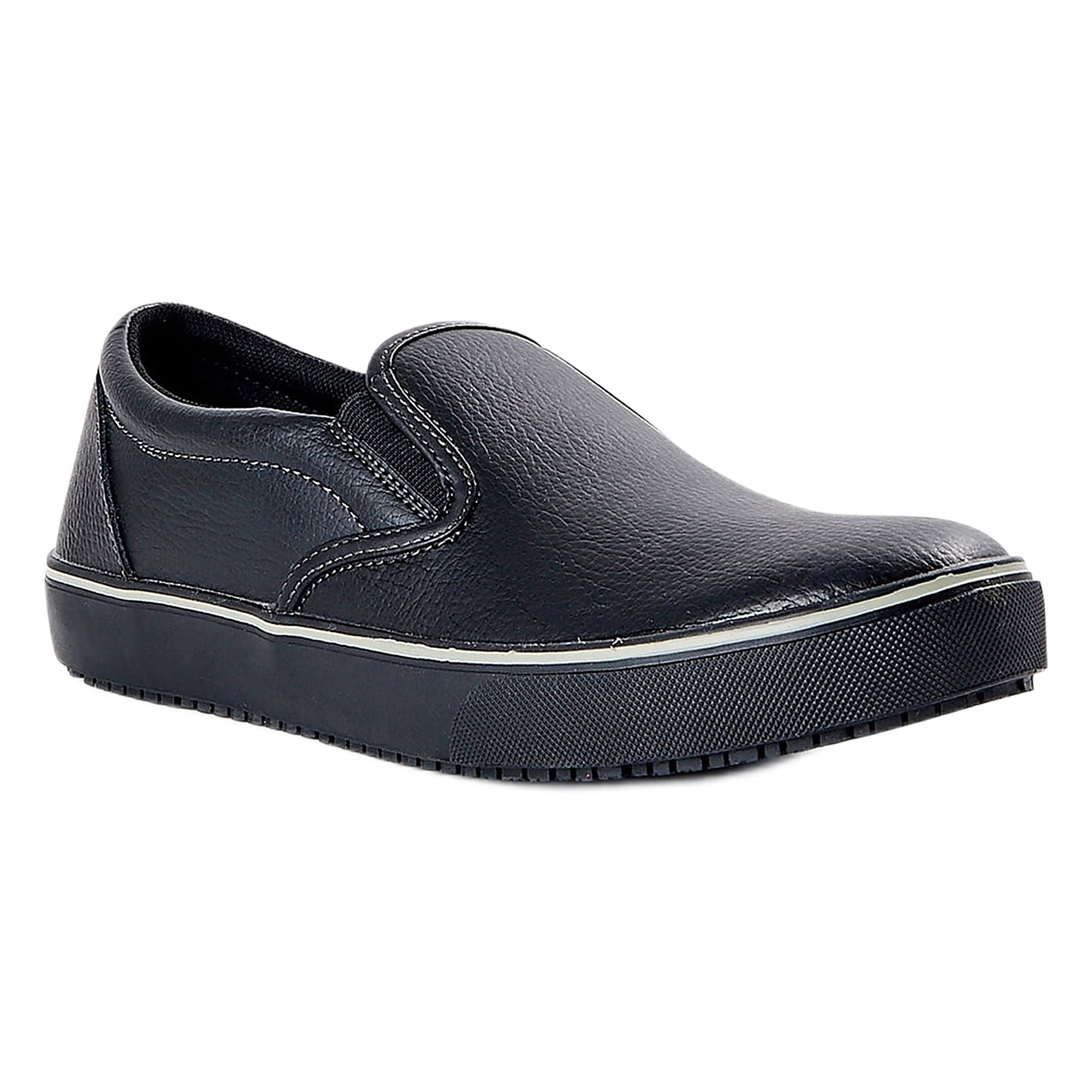 Tredsafe Ric Unisex Slip-Resistant Work Shoes, Black, Medium Width