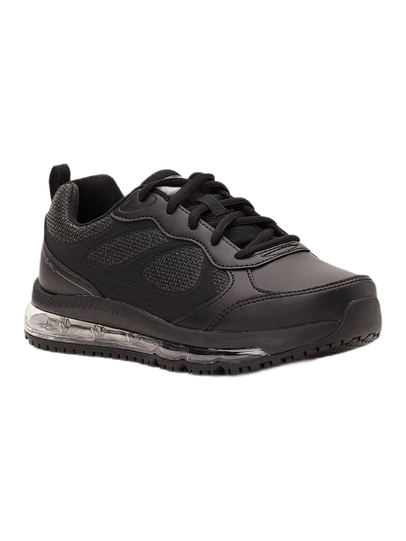 Women's Piper Slip-Resistant Work Shoes, Wide Width, Black
