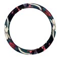 thumbnail image 1 of Tree 14.5 Inch Printing PVC Leather Steering Wheel Cover Auto Accessories, Steering Wheel Covers Car Wheel Covers, 1 of 6