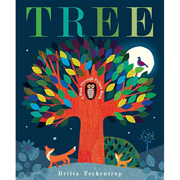 Pre-Owned Tree: A Peek-Through Picture Book by Britta Teckentrup (Hardcover), English