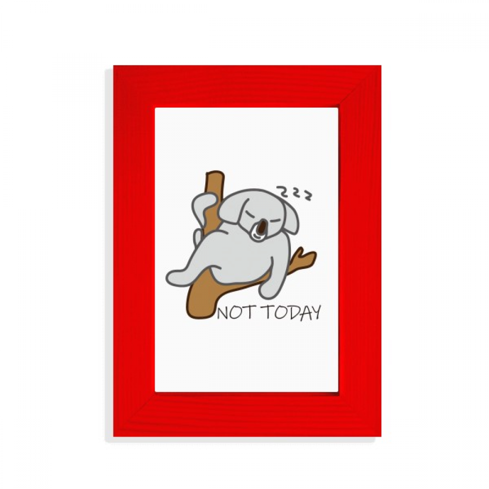 Tree Bag Bear Tree Branch Hug Sleep Picture Display Art Red Photo Frame