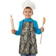 thumbnail image 1 of Tree Bark Camo Branches Pattern Kids Aprons for Girls and Boys,Adjustable Neck Strap Toddler Aprons for Kids Cooking Baking, 1 of 6