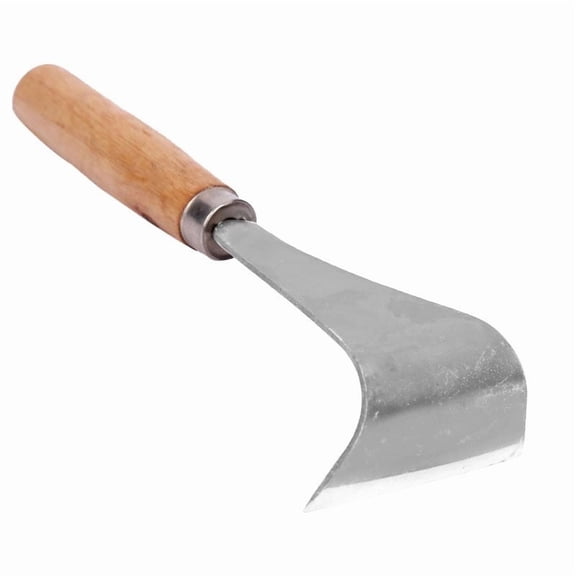 Tree Bark Scraper with Wooden Handle 7.3in Debarking Tool for Garden Tree Bark Removal and Log Peeling Hand Tool for Lawn and Patio Care