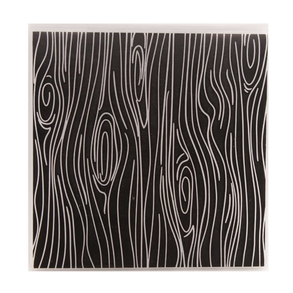 Tree Bark Texture 3D Embossing Folder, Ouginx 5.9x5.9 inch 3D Textured Plate Templates for Card Making Scrapbooking Paper Craft Tool