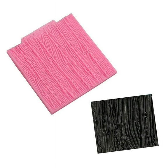 Tree Bark Texture Wood Pattern Mat Fondant Silicone Mould Cake Decor Sugar M WA
