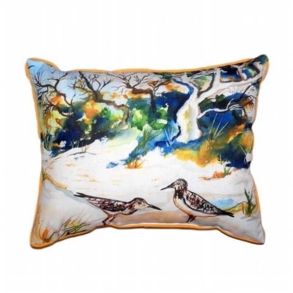 Tree & Beach Large Indoor & Outdoor Pillow - 16 x 20 in.