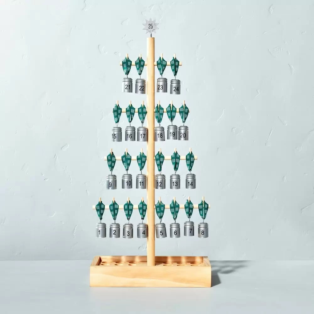 Tree Bells Advent Calendar Hearth & Hand with Magnolia