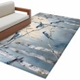 thumbnail image 1 of Tree Birds Large Area Rugs for Bedroom Living Room, Soft Non Slip Carpet Bedside Rug, Spring Forest Oil Painting Modern Animal Rectangular Floor Cover Kitchen Accent Rug 4'x6' for Dining Room/Office, 1 of 9