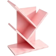 Tree Bookshelf, 3-Layer Space Saving Wooden Storage Stand, Tree Shape Bookcase Organizer