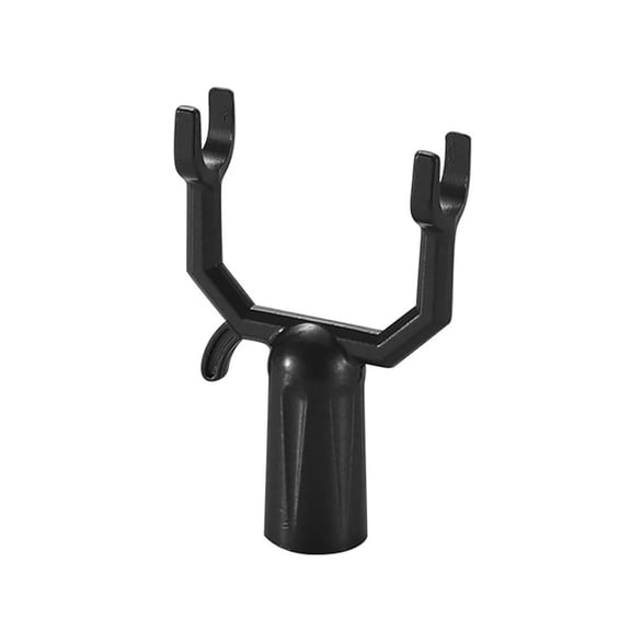 Tree Branch Support Metal Tree Crutch Support Device Leaning Straightening Kit Propping Up Branch Spreaders Fruits Stakes Broom Pole Anchor 0.74" Round Pipe Garden Yard, Black/1 Pack, 2.36x3.94"