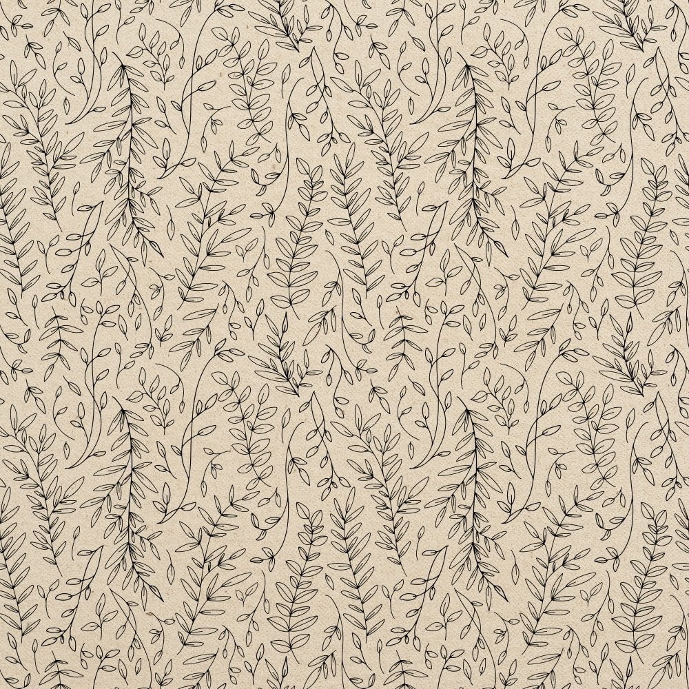 Tree Branches And Leaves Natural 100 Cotton Canvas Fabric